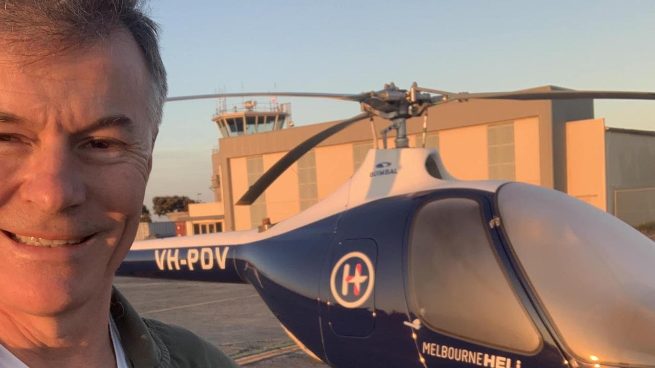 Pilot Stephen Gale owns Jetworks Aviation, and has been confirmed as one of two men missing after a mid-air crash over Port Phillip Bay.