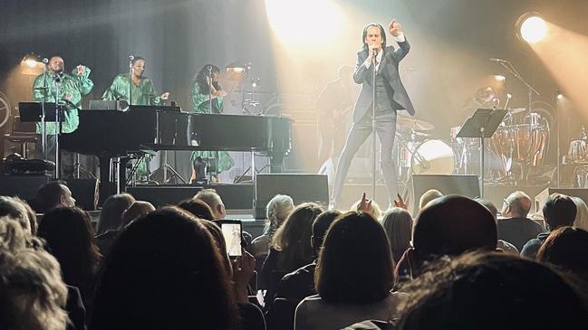 Nick Cave and Warren Ellis play the Adelaide Festival Theatre on Tuesday. Picture: Nathan Davies