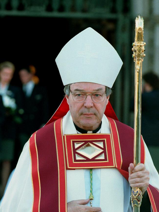 Seen here as Archbishop in 2000, it was after his first mass in that role that some of the offences occurred.