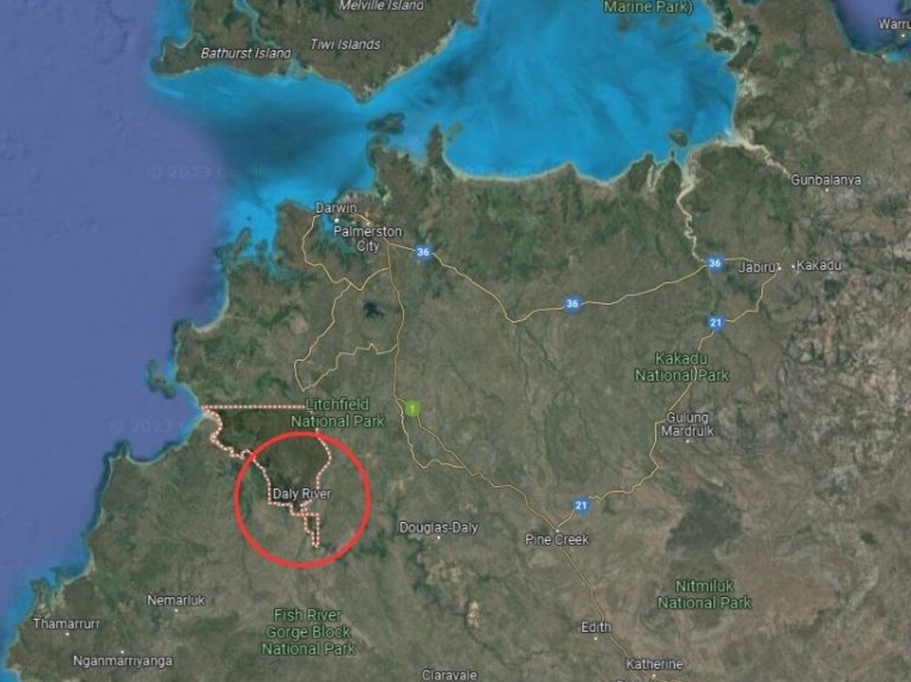The site of the crocodile attack.