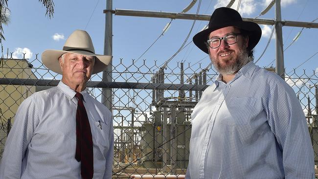 Bob Katter and George Christensen team up for a cause last year. Picture: Matt Taylor