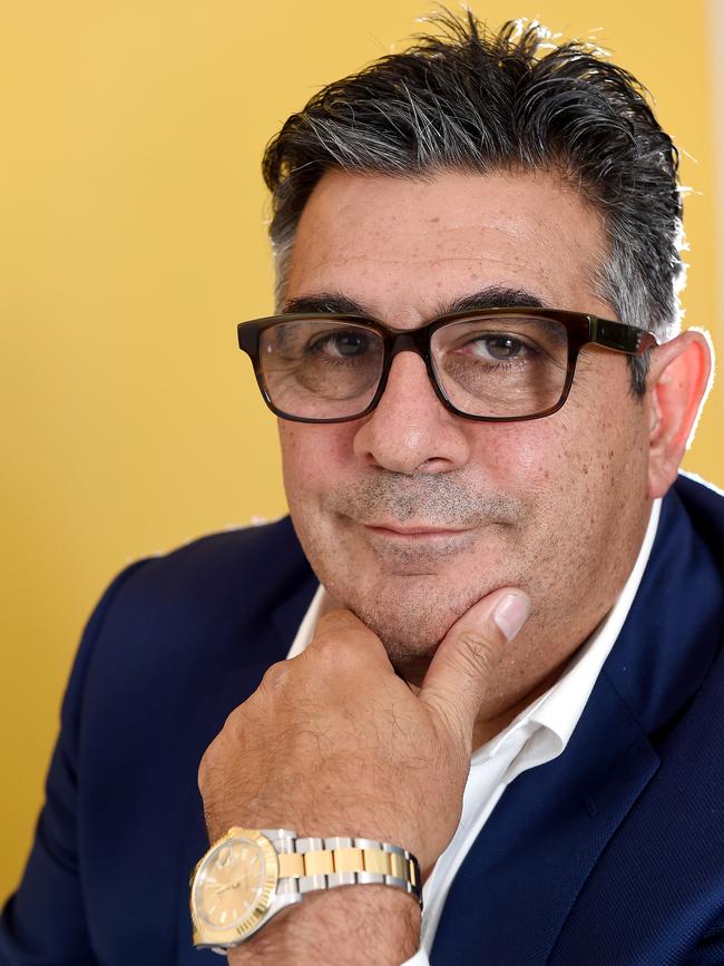 Former AFL chief Andrew Demetriou. He had a relentless focus on expansion during his time as AFL boss. Picture: Nicole Garmston