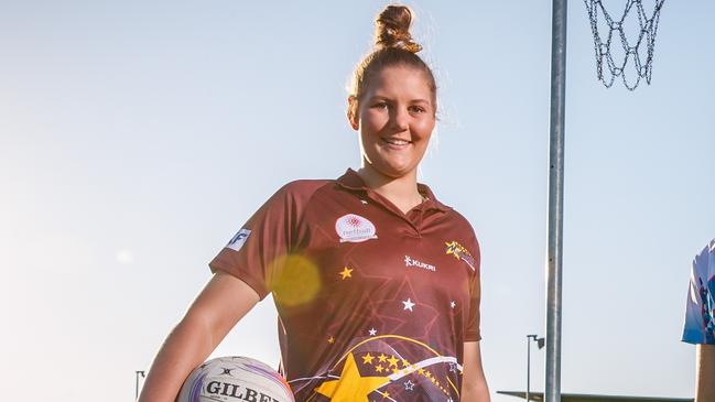 Star Matrics shooter Lucy Austin will need to be a force up front again as the club aims to bounce back from its painful grand final loss. Picture: Supplied