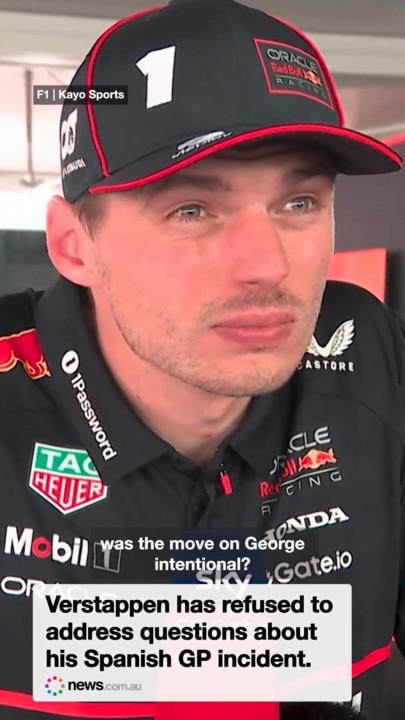 Verstappen refuses to answer questions on clash with Russell
