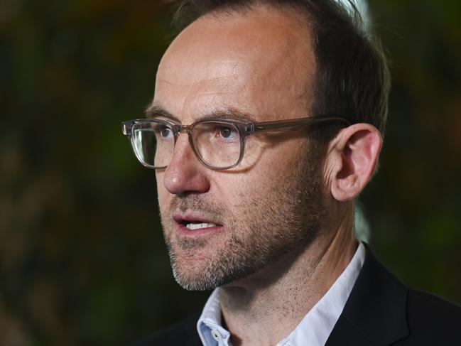 Greens leader Adam Bandt was considering demanding an increase to Jobseeker. Picture: NCA NewsWire / Martin Ollman