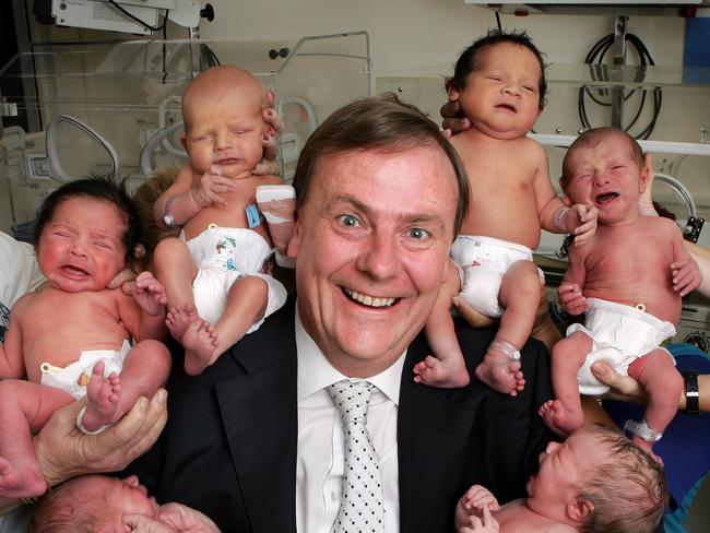 Former treasurer Peter Costello was the architect of the Baby Bonus payment.