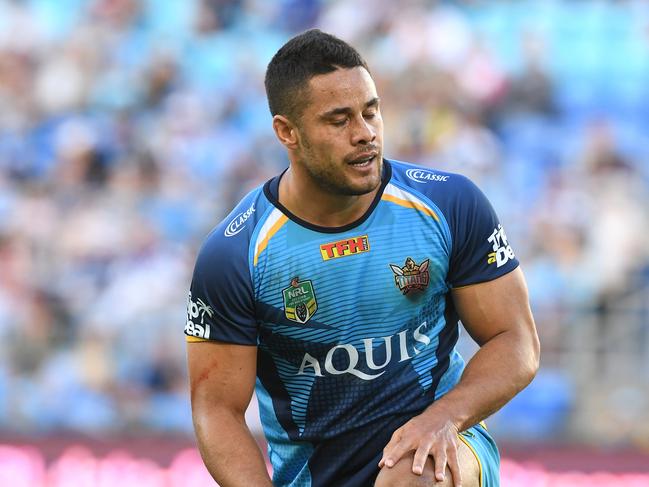 Jarryd Hayne’s Titans stint didn’t go to plan. Picture: AAP Image/Dave Hunt