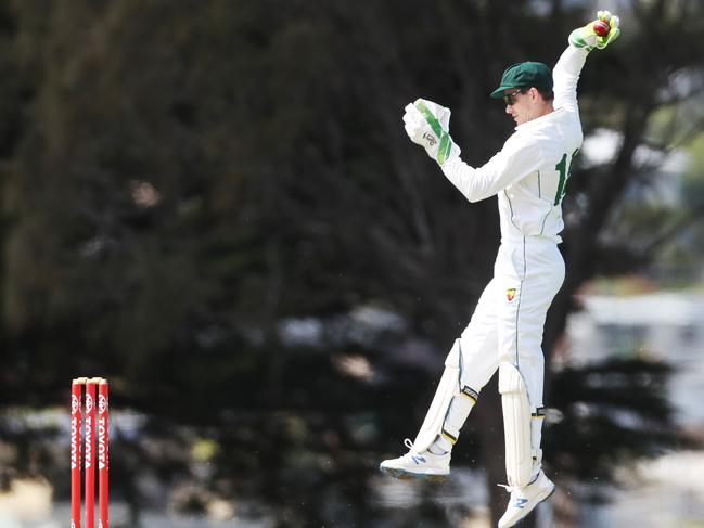 Paine is expected to bat on day two of the match as he tires to prove his form and fitness for Ashes selection. Picture Nikki Davis-Jones