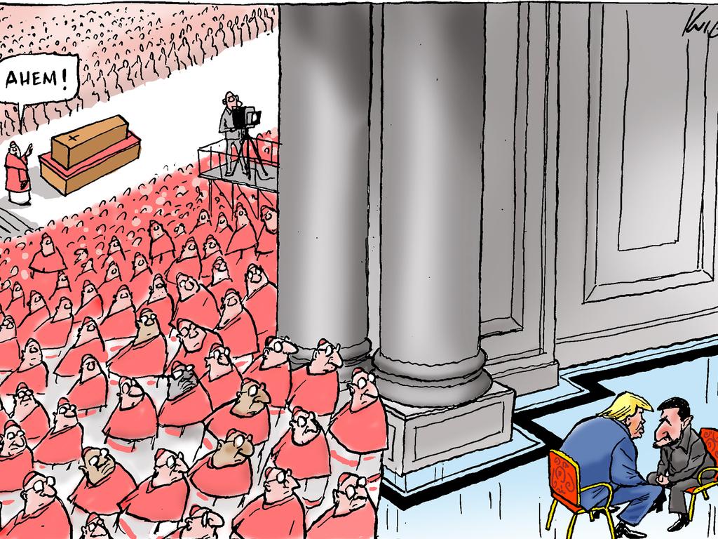 Mark Knight cartoon for Herald Sun, April 28, 2025