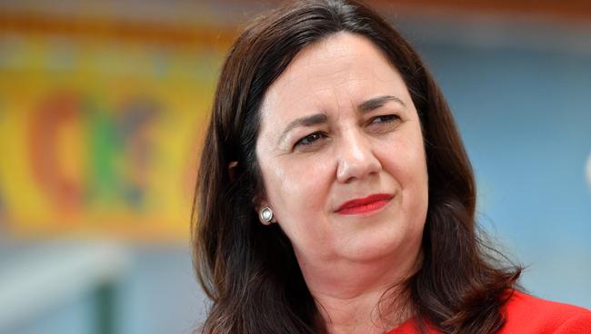 Queensland Premier Annastacia Palaszczuk will send Queensland back to another election if a majority government is not delivered. Picture: AAP/Darren England