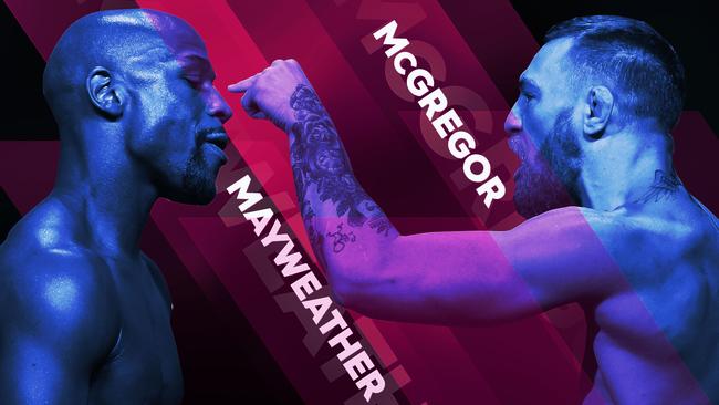 Floyd Mayweather vs Conor McGregor.