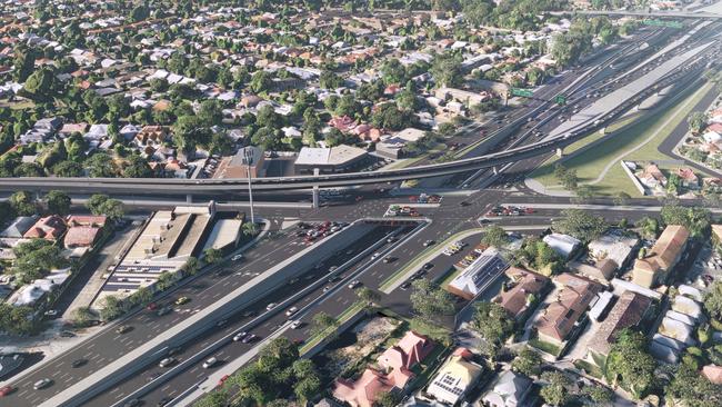 BEFORE: The design for Anzac Hwy.