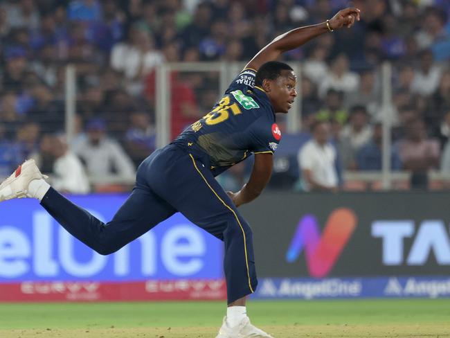 Kagiso Rabada during his stint at the Gujarat Titans this year. Picture: Pankaj Nangia/Getty Images