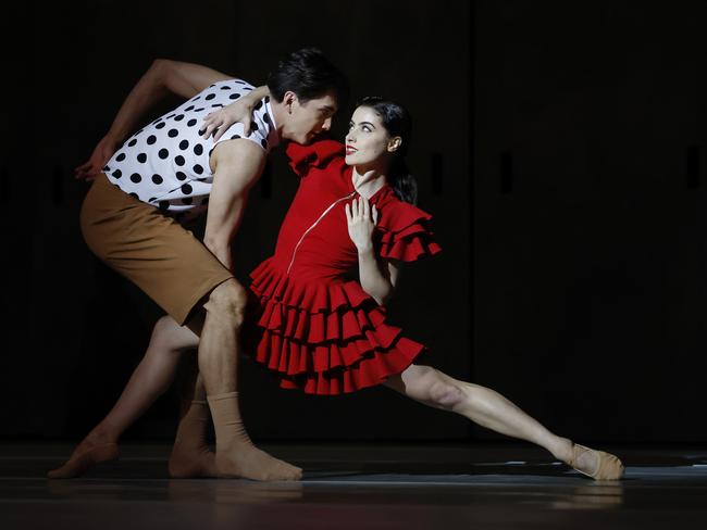 DAILY TELEGRAPH 9TH APRIL 2024Pictured is dancer Lilla Harvey as Carmen during a dress rehearsal of the new production of Carmen at the Sydney Opera House.Picture: Richard Dobson