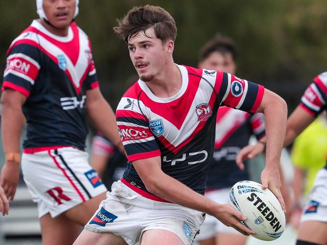 Lachlan Metcalfe put the Roosters in front. Picture: Adam Wrightson Photography