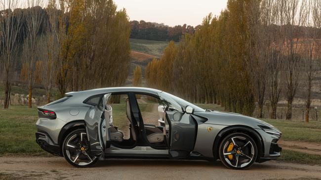 The Purosangue is Ferrari’s first four-door model.