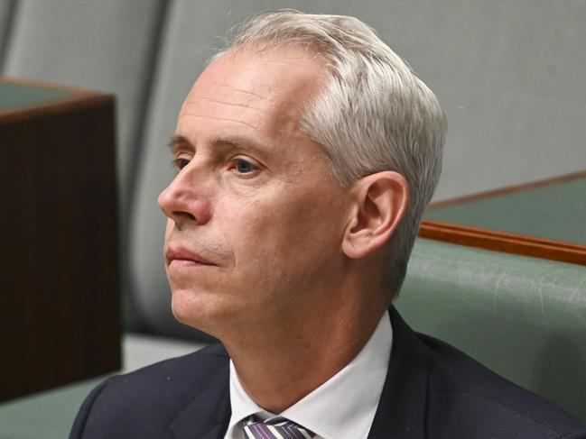 CANBERRA, AUSTRALIA, NewsWire Photos. MARCH 27, 2024: Minister for Immigration, Citizenship, Migrant Services and Multicultural Affairs, Andrew Giles during Question Time at Parliament House in Canberra. Picture: NCA NewsWire / Martin Ollman