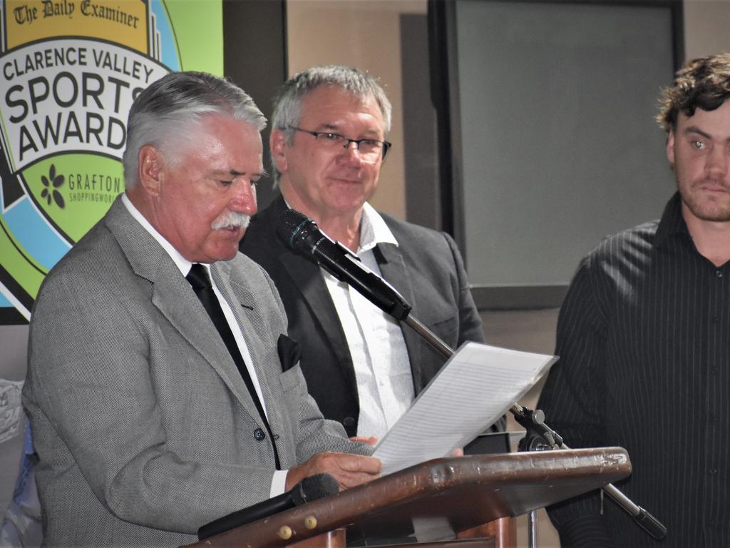 27-year-old Matt Farrell was awarded the Tooheys Ernie Muller Award for Contribution to Sport in the Lower Clarence at the 2020 Clarence Valley Sports Awards at Grafton District Services Club on Saturday, 14th November, 2020. Photo Bill North / The Daily Examiner