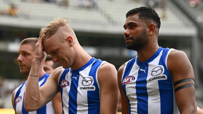 North Melbourne’s reserves copped a bake on the weekend. Picture: Quinn Rooney/Getty Images