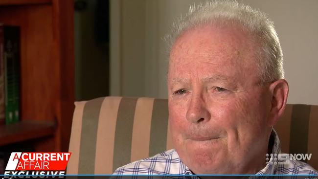 Ronald Train has said that there was “no excuse” for what the pair had done bt said but claimed they had been “demonised” in the media. Picture: Channel 9