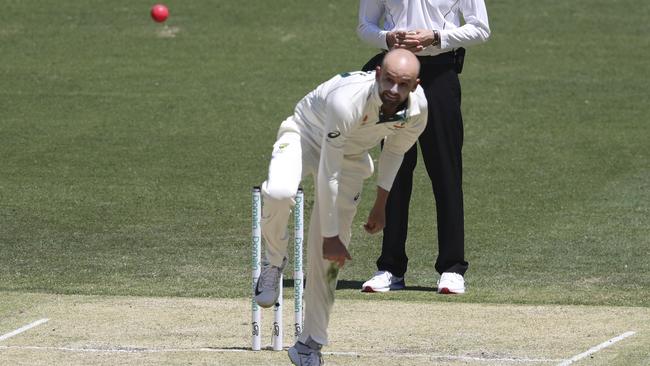 Offspinner Nathan Lyon is in career-best form despite not taking as many wickets as he should this summer. Picture: AP