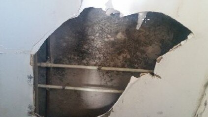 This renter waited a month to have damage repaired.