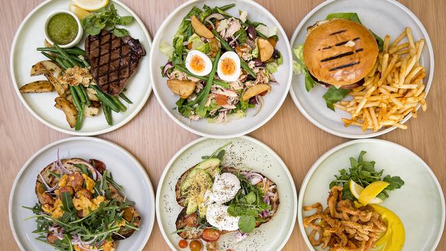 An amazing selection of food is on offer at the newly-opened At Baker Street in Gosford. Picture: Troy Snook