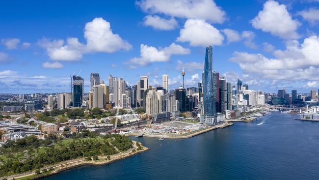 The 11 kilometre Barangaroo foreshore walk goes from Woolloomooloo to the Anzac Bridge.