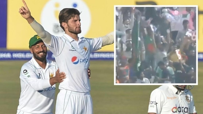 Pakistan paceman Shaheen Shah Afridi was subjected to cruel taunts from the Chattogram crowd throughout the first Test against Bangladesh - but the left-arm quick responded in fine fashion.