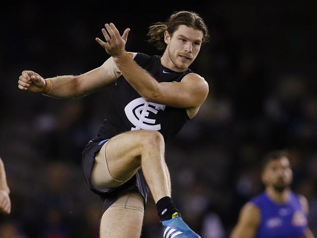 Carlton was stunned by revelations Bryce Gibbs wants to return home to play with Adelaide. Picture: Michael Klein