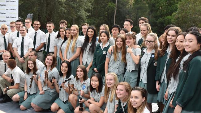 Hills Grammar's staff were cheerful about giving up their hair for The World’s Greatest Shave.