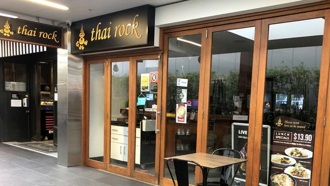 The closed Thai Rock restaurant in Stockland Wetherill Park Shopping Centre.