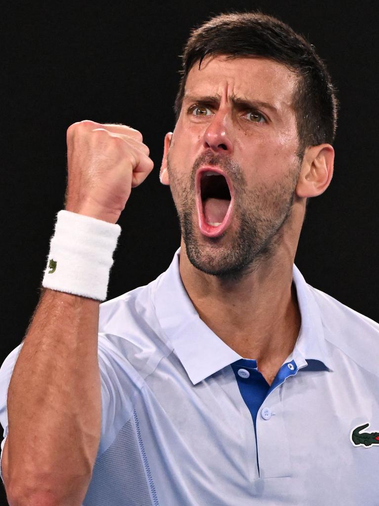 He will go up against Serbia's Novak Djokovic in round two of the Australian Open. Picture: William West / AFP