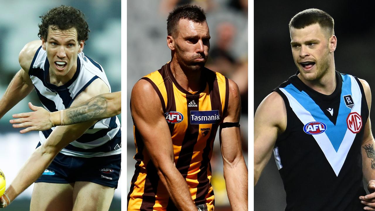 Ruck carousel: Darcy Fort, Jon Ceglar and Peter Ladhams.