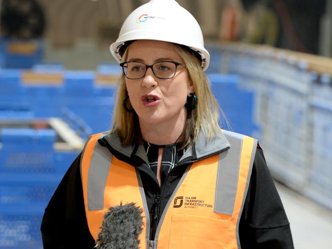 Premier Jacinta Allan says the SRL helped Anthony Albanese win seats in Victoria. Picture: Andrew Henshaw
