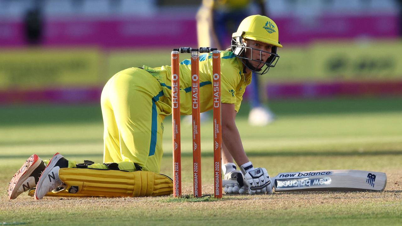 Meg Lanning of Australia. Photo by Darren Staples / AFP