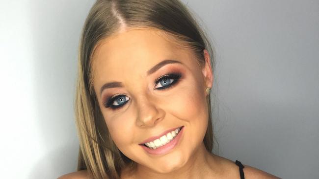 Supplied image of Zoe McGinty who died suddenly aged 20 from meningococcal in 2017