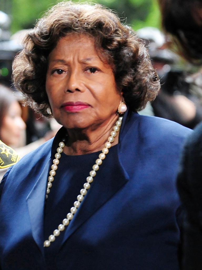 Paris’ grandmother, the Jackson family matriarch Katherine. Picture: AFP