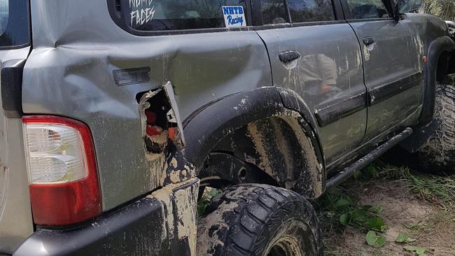 Despite the recent crackdown, dangerous drivers have continued using Teewah Beach as a drag strip, with the latest bout of 'selfish' behaviour sparking a review into how many visitors will be allowed on the beach. Pictures: DES