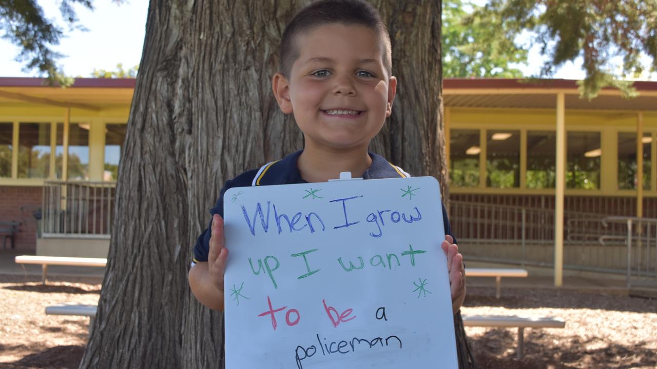 My First Year - South Wagga Public School students say what they would like to be when they grow up . Picture: Sam Turner