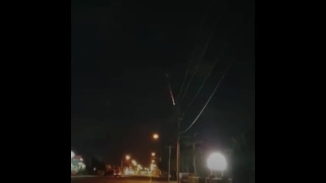 Huge light over Bundaberg's skies