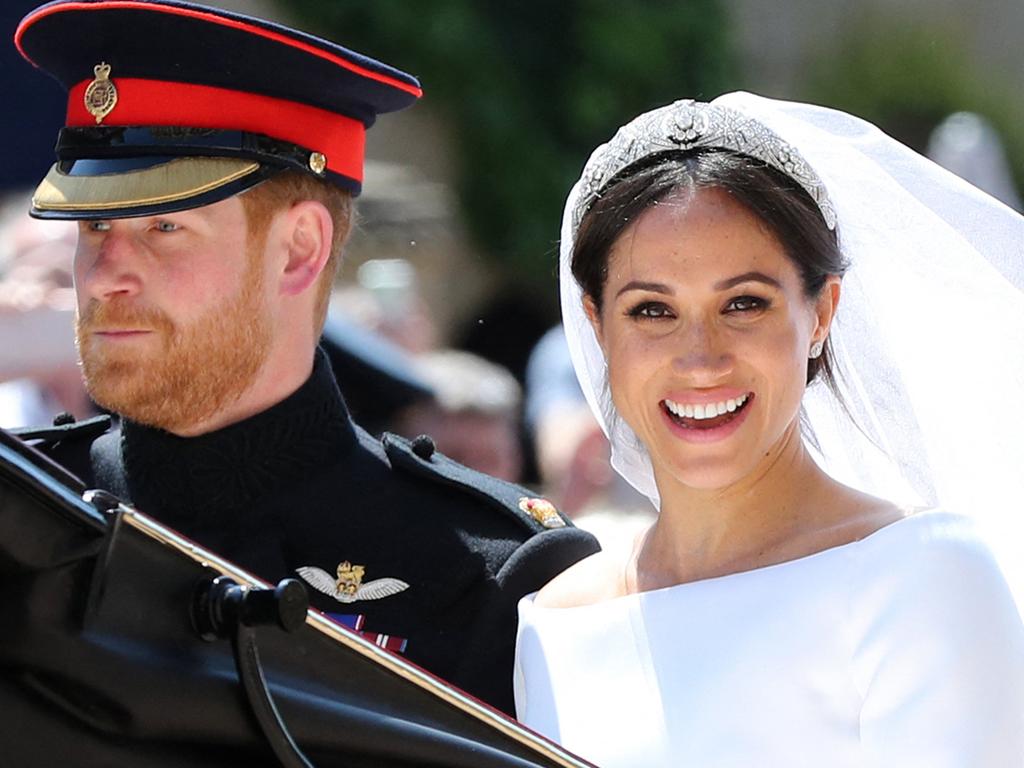 Meghan and Harry claimed in their Oprah interview that they married three days before the official ceremony. Picture: Gareth Fuller / Pool / AFP