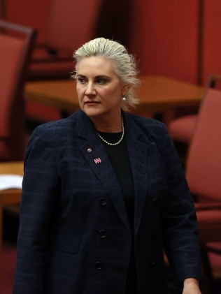 Senator Hollie Hughes has rejected the assessment of Scott Morrison made by Concetta Fierravanti-Wells during a scathing speech to the Senate on budget night. Picture: NCA NewsWire / Gary Ramage