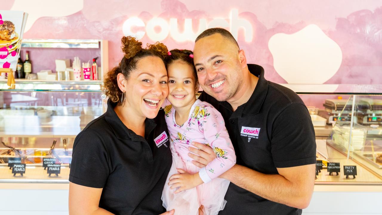 Havva Memis with her daughter Ezel and her husband Arif are now considering opening a store in Cairns. Picture: Supplied