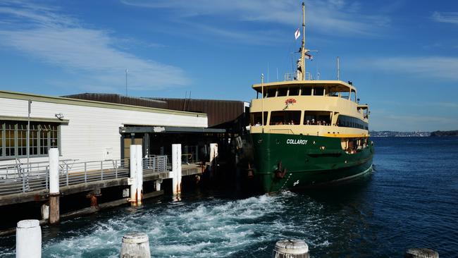 The Manly Ferry 'Collaroy' pictured Manly Wharf.