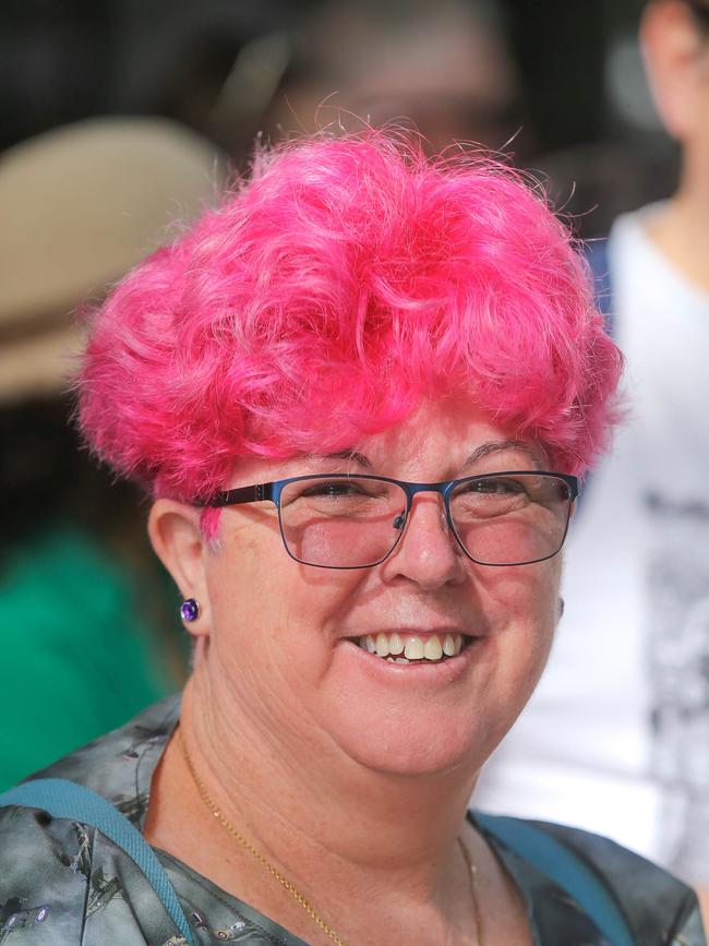 Toni Bell in Brisbane for the 2023 ANZAC Day March. Picture: NCA NewsWire / Glenn Campbell
