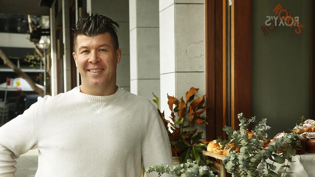 Chef Damien Monley outside Roxy’s in Double Bay. Picture: John Appleyard