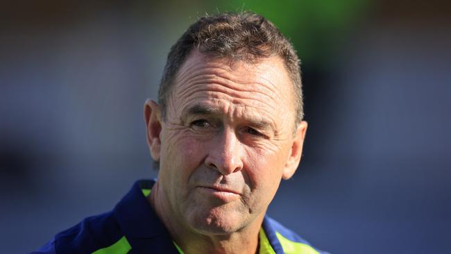 Raiders coach Ricky Stuart has been suspended for one week. Picture: Mark Evans/Getty Images