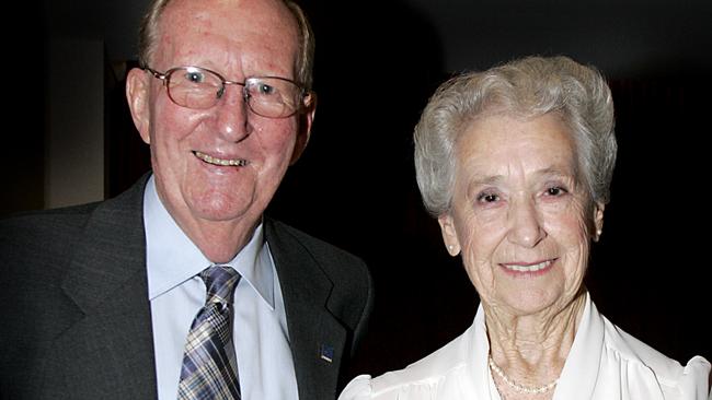 HISTORIC PHOTO: Heart Foundation annual Degustation dinner at Drysdale House, from left, David Edwards and Nelda Edwards of Sandy Bay