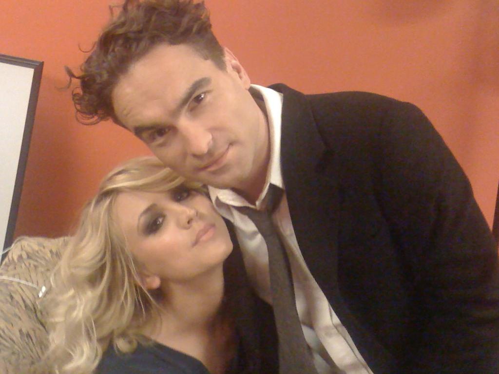 Johnny Galecki and Kaley Cuoco dated for two years while they co-starred in The Big Bang Theory.